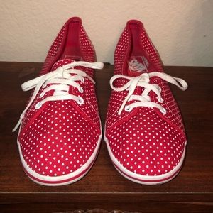 VANS Leah Polka Dot Red Skateboarding shoes